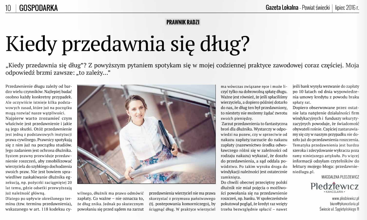 gazeta artykuł