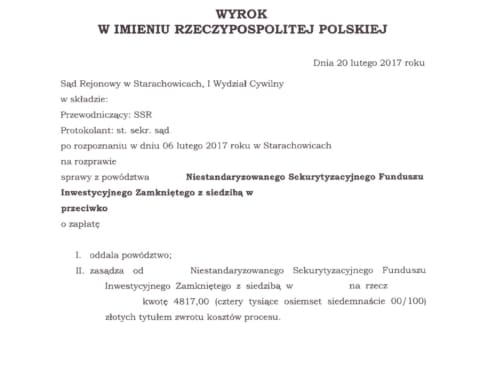 wyrok
